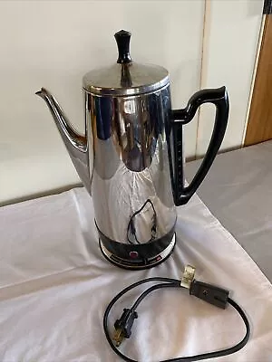 Vintage General Electric GE 6-12 Cup Automatic Percolator  Coffee  Pot • $75