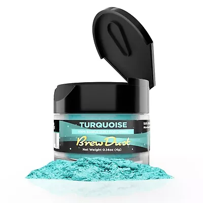 Turquoise Brew Dust 4g | Metallic Shimmer For Garnishes & Drinks 100% Edible • $9.99