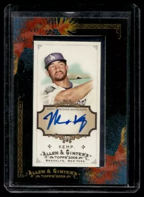 2009 Topps Allen & Ginter Matt Kemp Auto Los Angeles Dodgers #AGA-MK • $15