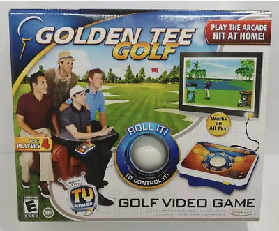 Golden Tee Golf Home TV Edition Plug & Play Video Game Jakks 2011 Brand New • $189.95