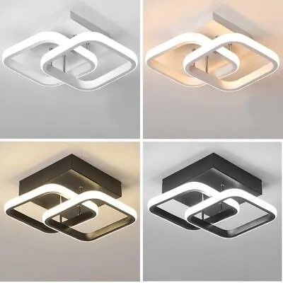 Modern Geometric LED Ceiling Light Lights Dining Room Bedroom Aisle Pendant Lamp • $21.67