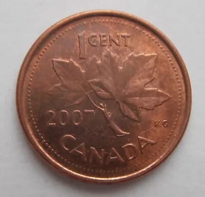 2007 Canada 1 Cent Uncirculated • £1.99
