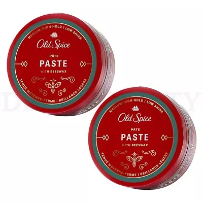 Old Spice Medium Hold Low Shine Hair Styling Paste For Men 2.22 Oz Lot Of 2 • $15.99