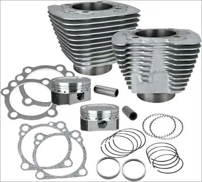 S&S Cycle XL 883 To 1200 Silver Big Bore Coversion Kit Harley Sportster 86-15 • $885.84