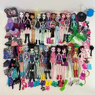 HUGE Monster High Doll Lot Of 23 Dolls W/ Accessories Clothes Shoes PLEASE READ • $346.49