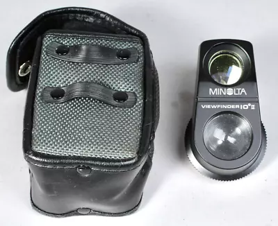 MINOLTA VIEWFINDER 10 DEGREE Ll SPOT ATTACHMENT W CASE FOR AUTO FLASH METER • $59