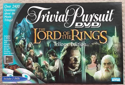 Trivial Pursuit DVD Board Game The Lord Of The Rings Trilogy Edition Not Used • £17.99