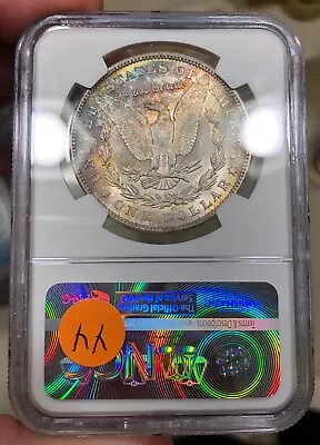 1904-O Morgan Dollar Graded MS63 By NGC Flashy Common Date Coin PQ Toned • $89.99