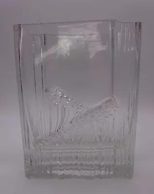 Tapio Wirkkala Glass Vase Harmony Art 1970s Large 22cm High VGC #18 • £60