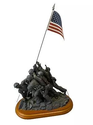 Iwo Jima Memorial Statue Figurine American Heroes US Marines 4/448 Vanmark READ • $40