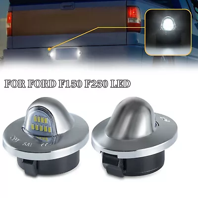 LED License Plate Tag Light Lamp For Sliver Chrome 1999-2016 Ford F150 F250 F350 • $12