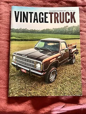 VINTAGE TRUCK Magazine ~ Nov/Dec 2021 OTC: 11979 Dodge Warlock • $6.99