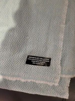 £37 • Buy Handmade Nepalese Cashmere Scarf 100% Cashmere Unique Shawl,throw,blanket 76inch