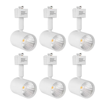 6 Pack LED Track Lighting Heads Compatible With Single Circuit J Type 4000K W • $75.99