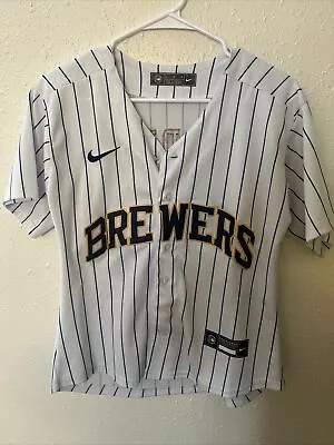 Milwaukee Brewers Nike Jersey Hader Youth Sz L MLB Nike😇💯✅ • $10.99