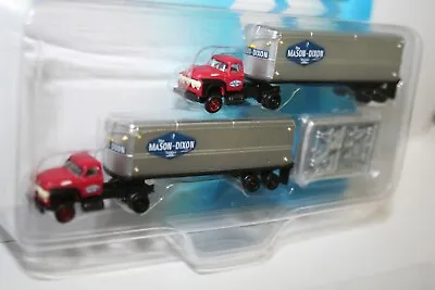 2 Pack Mini-Metals 54 Ford Tractor Trailer Set 1:160 N Scale Train Accessories • $23.95