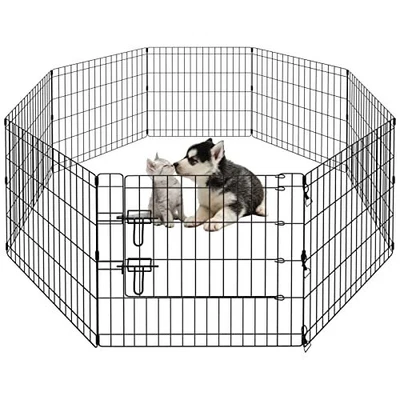 $63.12 • Buy  Dog Pen Pet Playpen Dog Fence Indoor Foldable Metal Wire Exercise Puppy Play 
