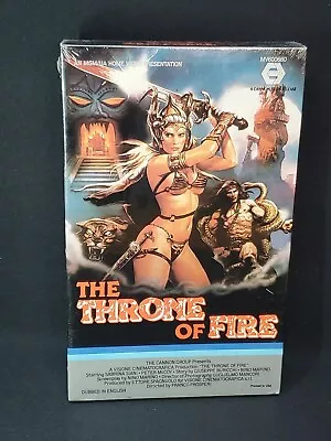 THE THRONE OF FIRE (VHS 1982) Rare MGM/UA Big Box IGS Ready  • $79.99