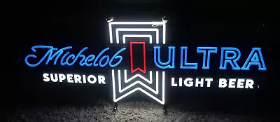 Michelob Ultra Superior Light Beer LED Iconic Sign Restaurant Bar Sign  46 X 18  • $325