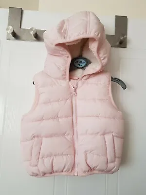 Baby Girls Baby Pink Gilet  Bodywarmer F&F Age 3-6 Months VG Con • £5