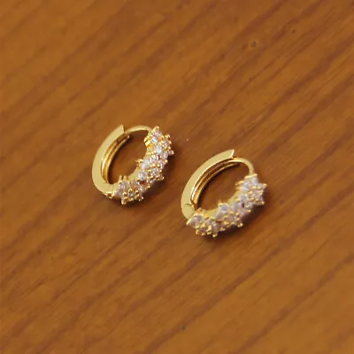 Kate Spade Shiny Snowflake Crystal Fashion Earrings Gold NEW • $38