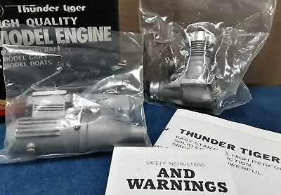 Vintage NOS Thunder Tiger 25 III RC W/muffler Model Engine Never Mounted/Run • $89.99