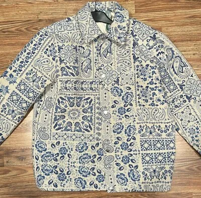 Kith Tapestry Coaches Jacket Small (ALTERED- Read) Sandrift Paisley • $375