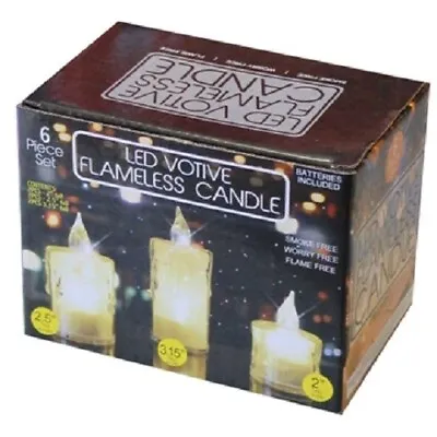 6 Pack Decorative LED Flameless Candle Set NEW • $11.99