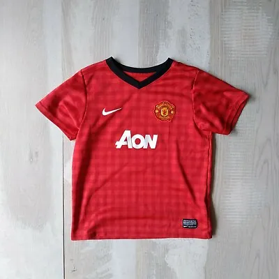 Manchester United Home Shirt 2012 - 2013 Nike 479264-623 Young Size 5-6 YRS • $11.89