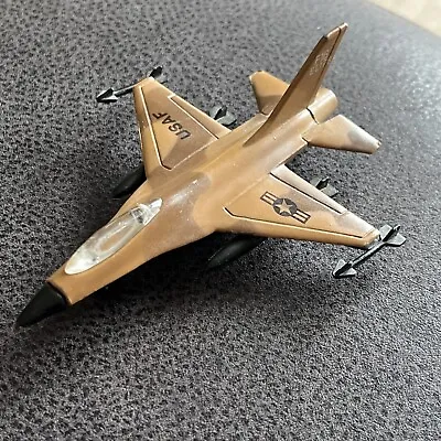 MODEL PLANE-USA FIGHTER-METAL-10cm-TOY • £15