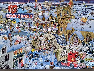 Mike Jupp's  'i Love Christmas' 1000 Piece Puzzle • £4