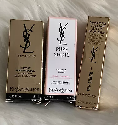 YSL *Pure Shots Light Up Serum*Instant Moisture Glow*Mascara Volume #1 The Shock • $23.99