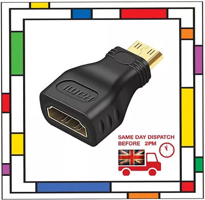 HDMI FEMALE To MINI HDMI ADAPTER CONVERTER For Tablet Laptop PC Projector Camera • $4.41