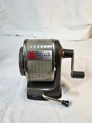 Vintage APSCO Model V-8 Vacu Base Manual Pencil Sharpener  • $12