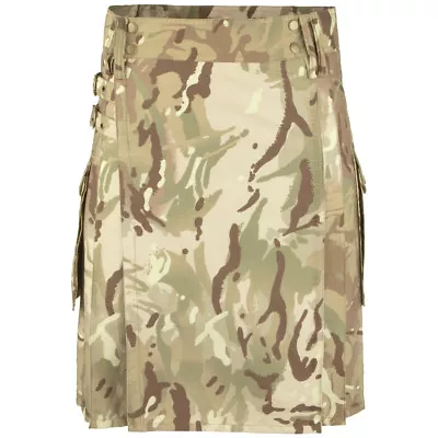 Highlander Tactical Mens Combat Kilt Cargo Army Military Ripstop HMTC Camouflage • $118.75