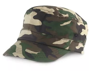 Result Headwear Urban Camo Cap RC059X-Unisex Curved Peak Sports Casual Hat • £10.29