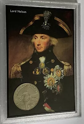 Lord Horatio Nelson (Vice Admiral Battle Of Trafalgar) £5 Crown Coin Gift Set • £59.99