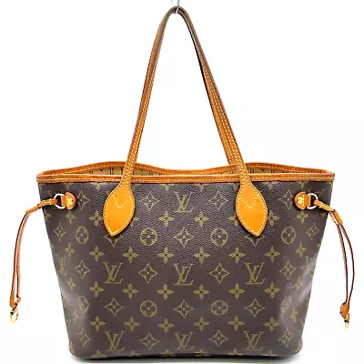 Auth Louis Vuitton Monogram Neverfull PM M40155 Tote Bag NS030264 • $459