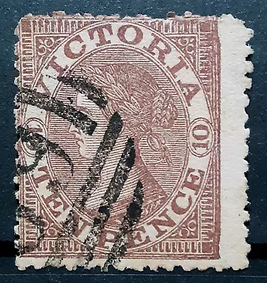 Victoria Australia Stamp 1863-67 10d Queen Victoria Scott # 79 Used • $0.99