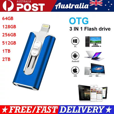 2TB 1T 512G USB Flash Drive Storage Memory Disk Stick For IPhone IPad PC Android • $23.99