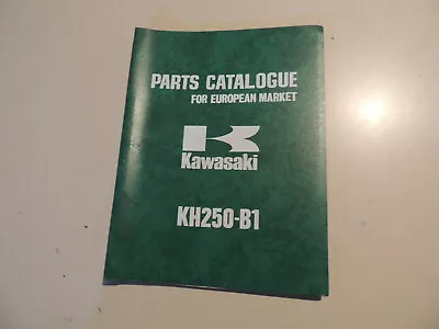 1976 Parts List Catalog Parts Catalog Shop Manual Kawasaki KH 250 B1 Mach I • £80.33