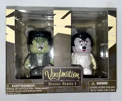 Disney Vinylmation 3  Spooky Series #1 Mickey Minnie Mouse Halloween 2 Pack Set • $45