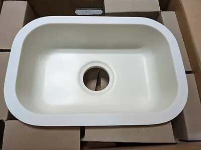 Solid Surface Small Kitchen Sink- 1016 S Biscuit • $65