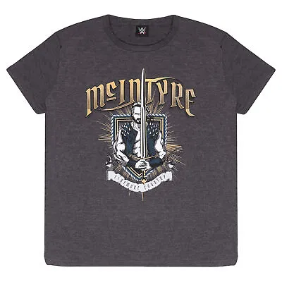 £14.99 • Buy Official WWE Drew McIntyre Claymore Country Crest Kids  T-Shirt