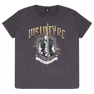 £14.99 • Buy Official WWE Drew McIntyre Claymore Country Crest Kids  T-Shirt
