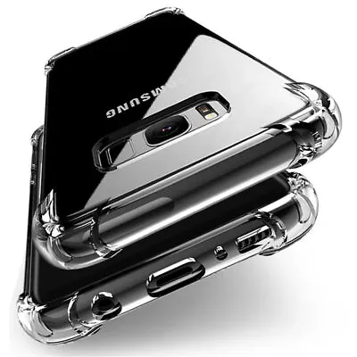 Case For Samsung Galaxy Note 20 Ultra 10 Plus 9 J6 Clear Shockproof Phone Cover • £1.99