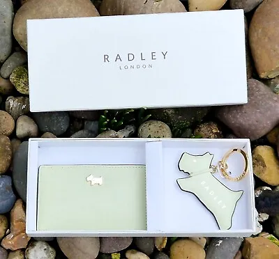 RADLEY London XED Travelcard Holder Keyring Fortune Street Green Ladies • £44.99