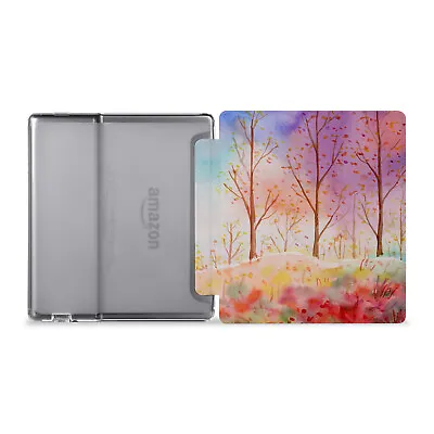 $19.99 • Buy Watercolor Forest Flip Case Cover For Amazon Kindle Oasis 7 Inch 2022