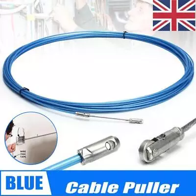 10/15/20/30M Electricians Tape Cable Puller Tool Rods Wires Draw Push Pulling UK • £8.16