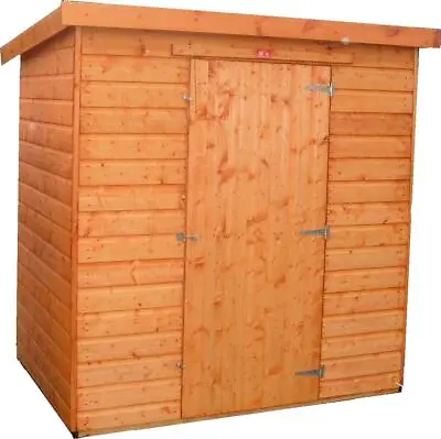 Pinelap Wooden Garden Shed Pent Roof Timber Hut Fully T&G Factory Seconds Cheap • £432